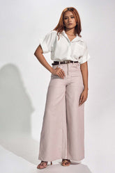Flared Pants - Beige